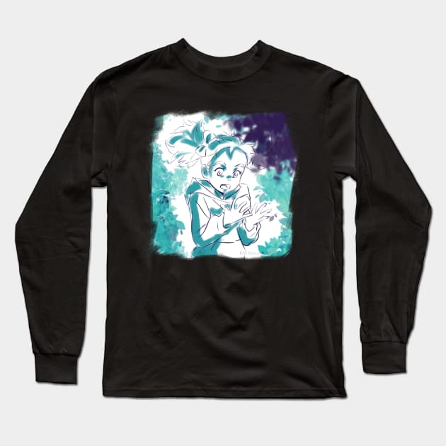 mary and the witch flower Long Sleeve T-Shirt by Nikoleart